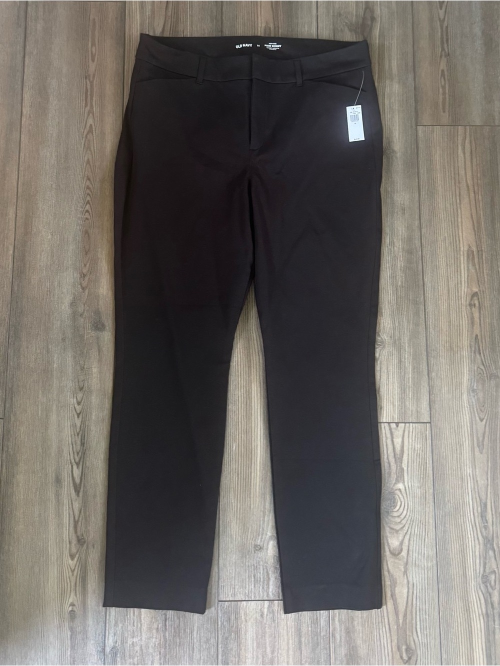 NWT Old Navy Women's Black hi rise pixie skinny Dress Pants